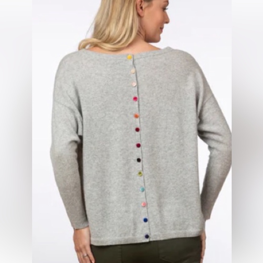 Estheme Cachemire | Button Back Cashmere Sweater